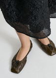 Orbella Leather Ballerina