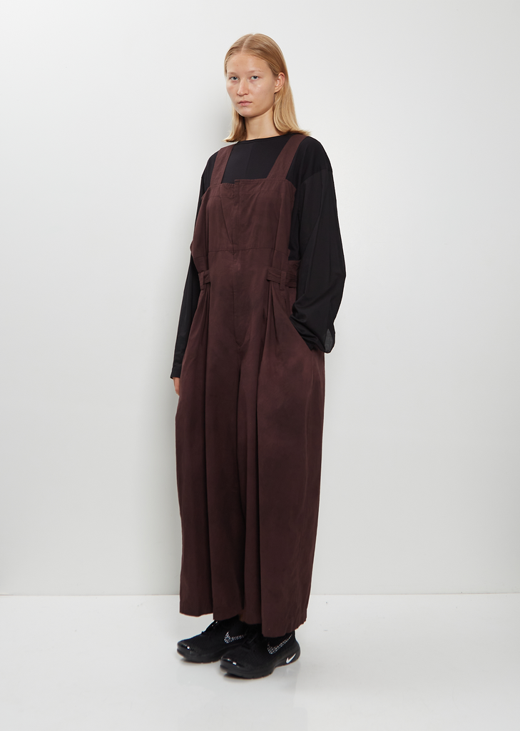 Oversized Cotton Wool Overalls