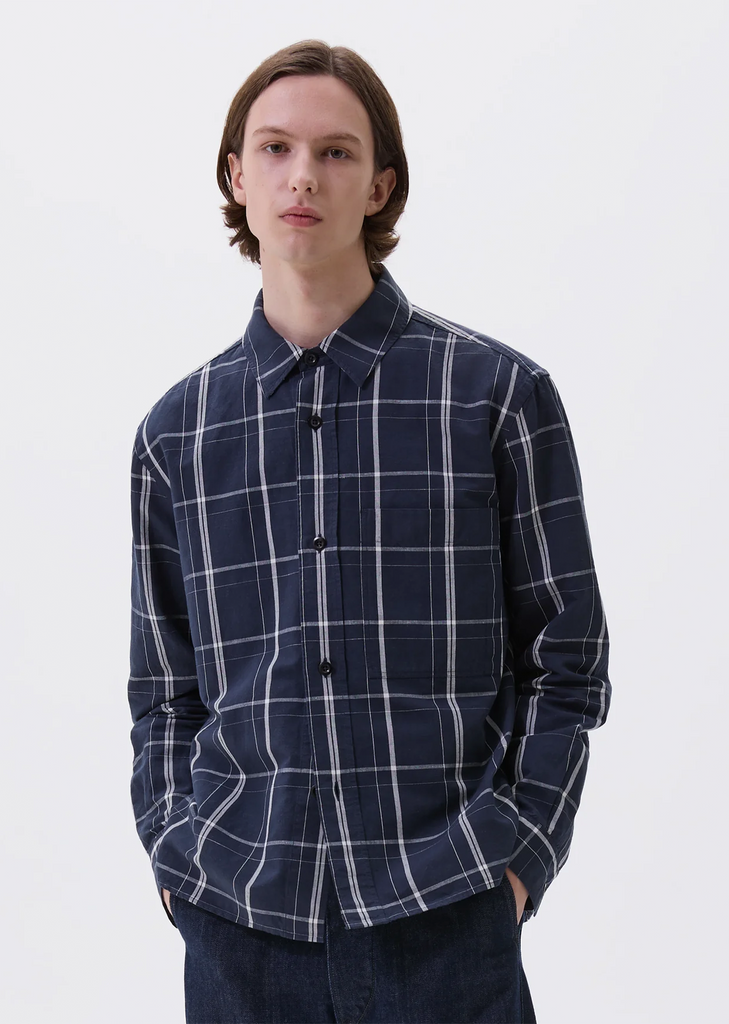 Overall Cotton Linen Shirt
