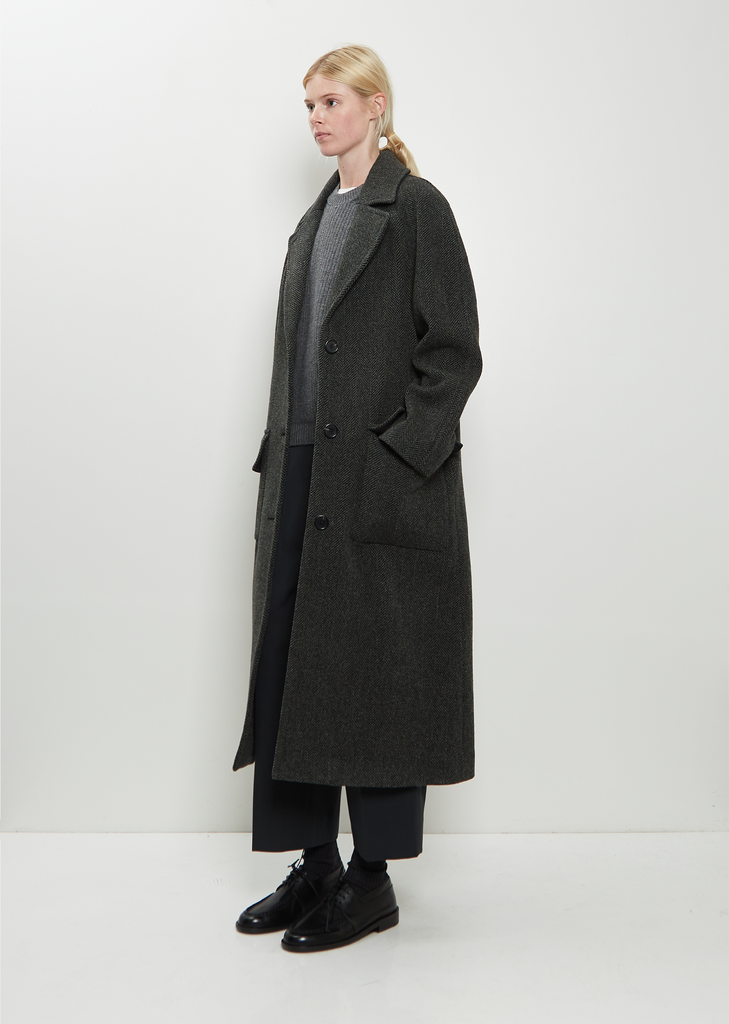 Raglan Wool Overcoat