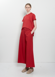 Enne Clara Poplin Pant — Magenta