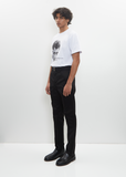 Cotton Chino Pants — Black