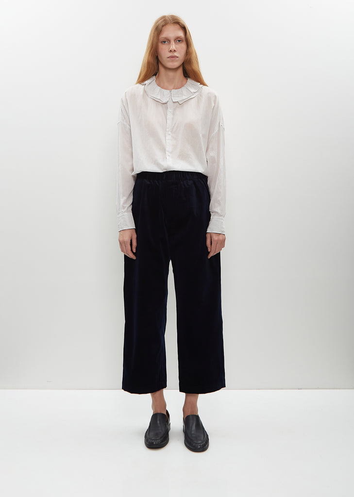 Cotton Velvet Easy Trousers