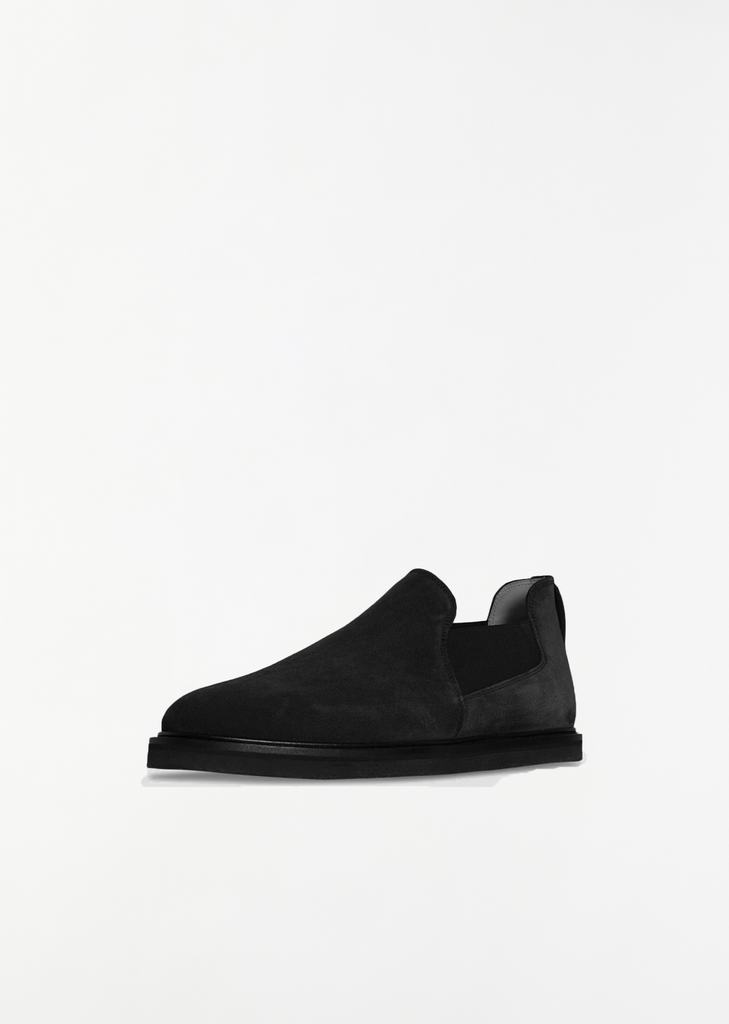 Parker Suede Slip On — Black
