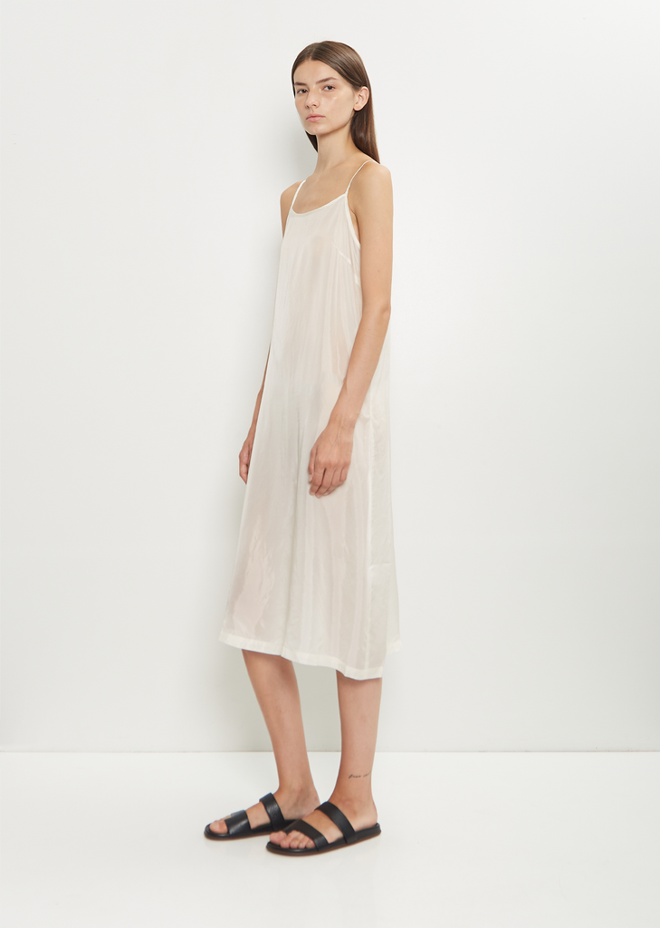 Bemberg Taffeta Slip Under Dress — Ivory