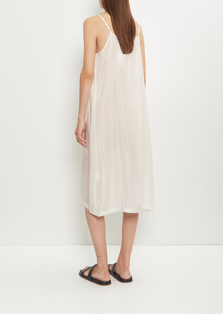 Bemberg Taffeta Slip Under Dress — Ivory