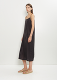Bemberg Taffeta Slip Under Dress — Black
