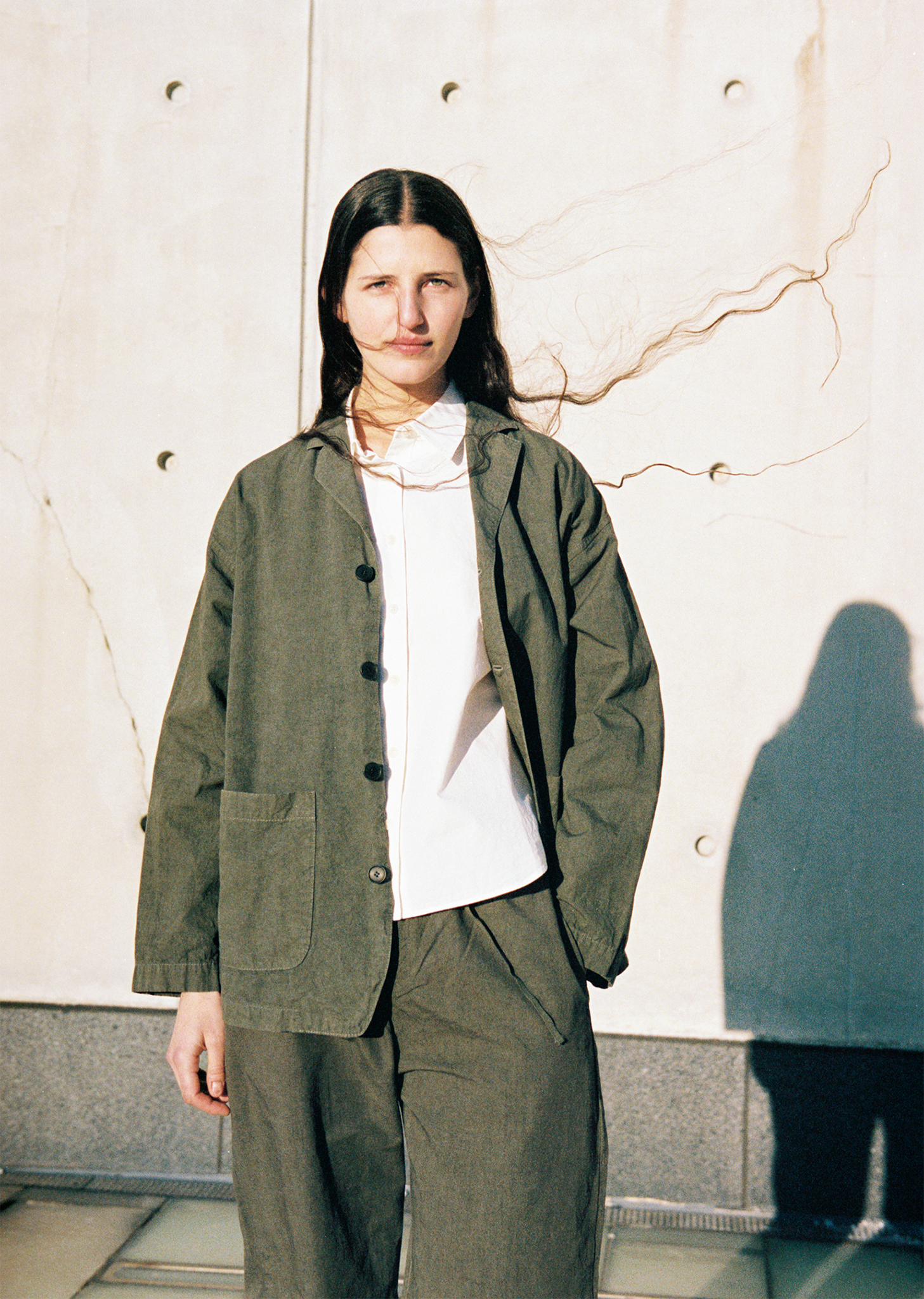 Cotton Hemp Tailored Coverall Jacket – La Garçonne Cotton Hemp Tailored Coverall Jacket – La Garçonne