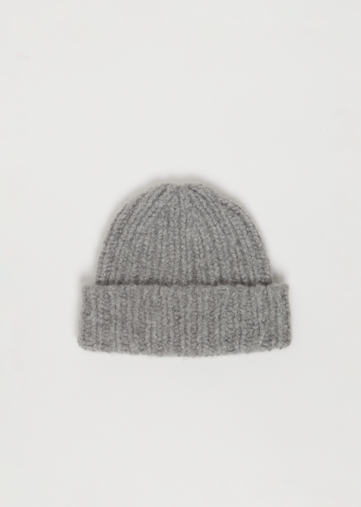 Patti Cashmere Silk Beanie — Chiné / Heather
