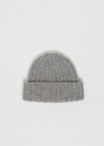 Patti Cashmere Silk Beanie — Chiné / Heather