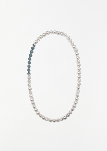 Sectional Pearl Necklace — Guatemalan Jade