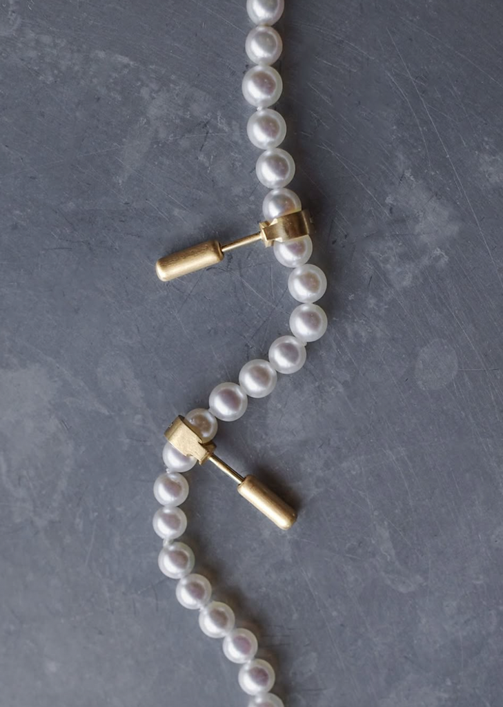 Mini Akoya Pearl Node Strand — 70mm