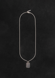 Silver Rectangle Pendant