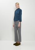 Clavini Bis Cotton Shirt — Petrol