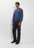 Dyed Pima Cotton Sweatshirt — Light Navy