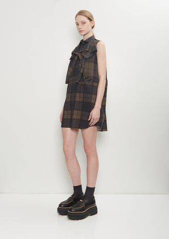 Plaid Mini Dress – La Garçonne Plaid Mini Dress – La Garçonne