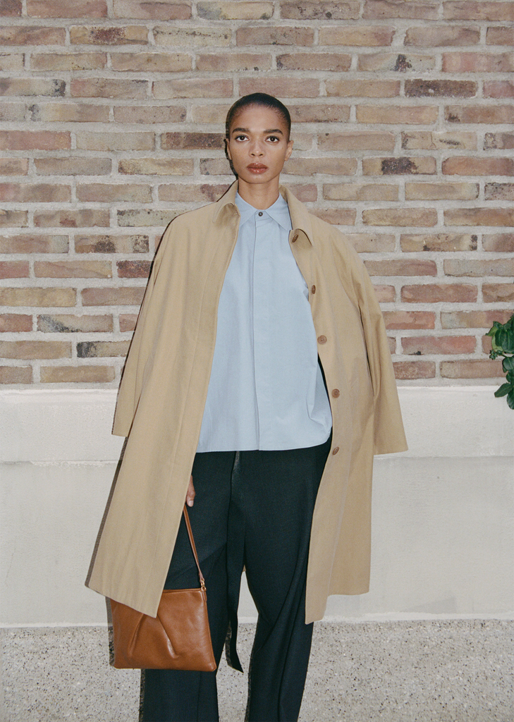 Pluma Cotton Cashmere Coat