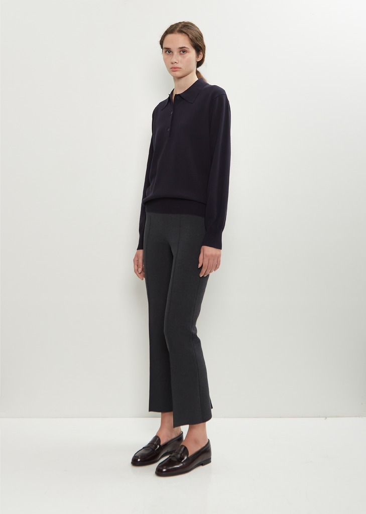 Sid Wool Cotton Knit Polo