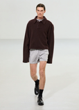 Wool Fleece Polo — Tanin