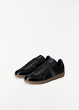 Karintha BW Army Pony Sneaker — Black