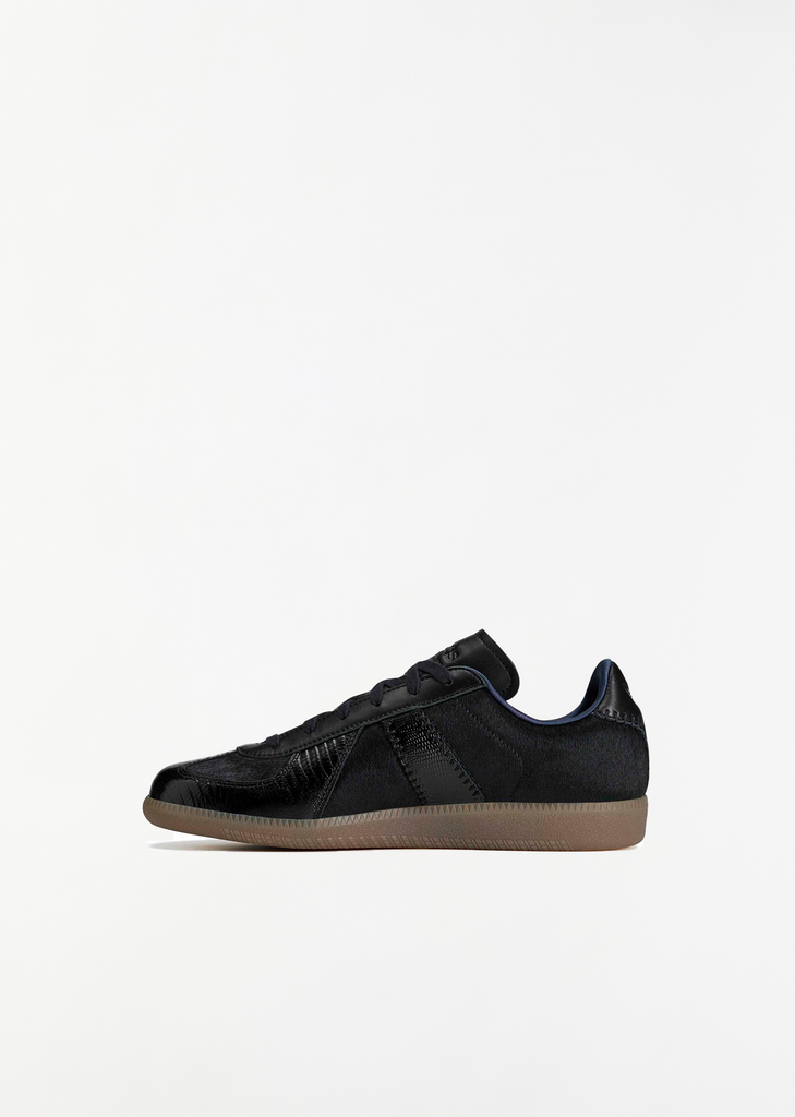 Karintha BW Army Pony Sneaker — Black
