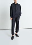 Cotton Pyjama Shirt — Caviar