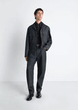 Raw Denim Twisted Workwear Pants