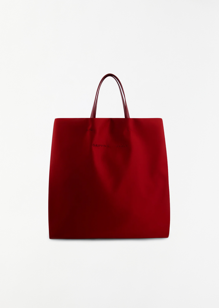 Jeanne Satin Bag — Ruby
