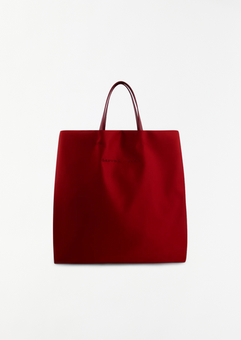 Jeanne Satin Bag — Ruby