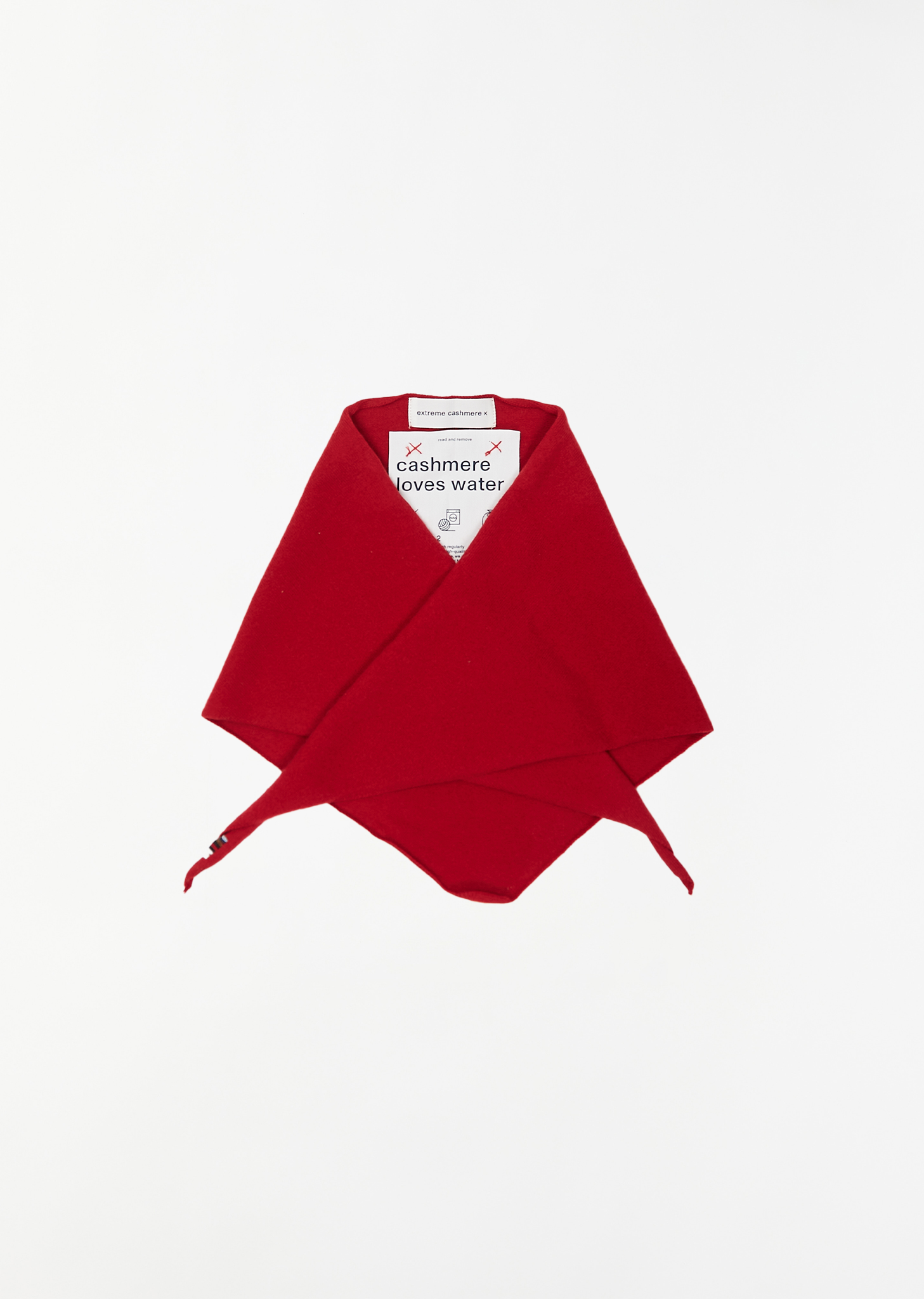 Cashmere Nylon n°35 Bandana Scarf — Pepper – La Garçonne Cashmere Nylon n°35 Bandana Scarf — Pepper – La Garçonne