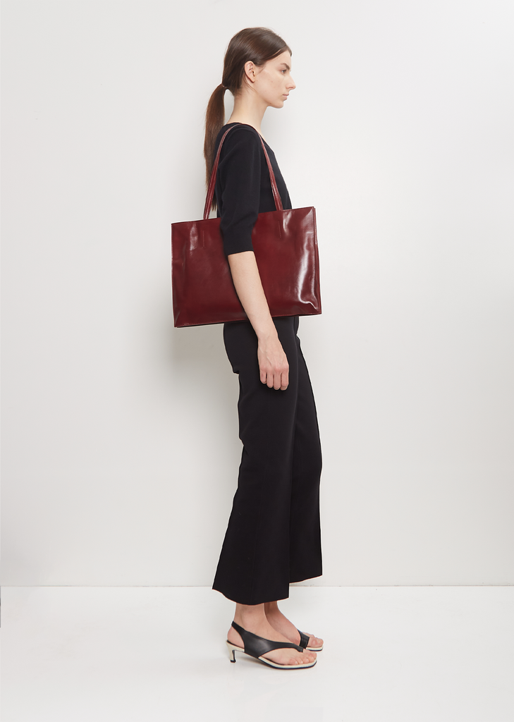 Yumi Leather Sling — Ruby