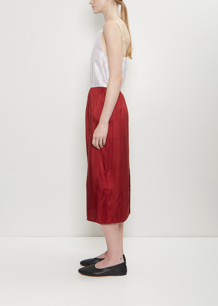Silk Pull On Skirt