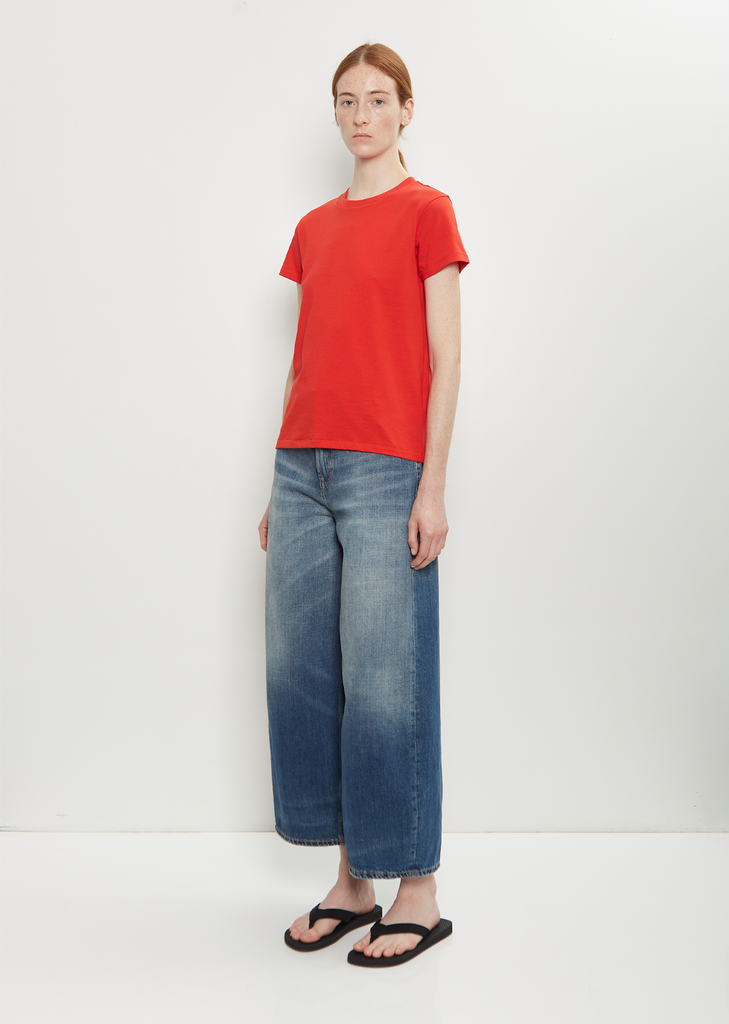 Mini Boy Cotton T-Shirt — Pimento