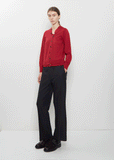 Wool Asymmetric Cardigan