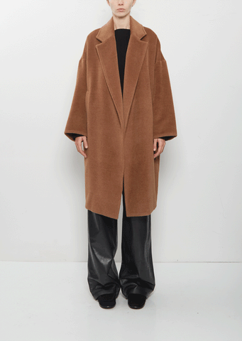 Llama Wool Oversized Coat