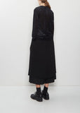 Mesh Velour Washer Thin 5 Longsleeve T-Shirt