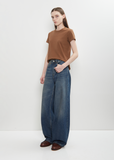 Cotton Denim Roomy Jean