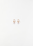 Pink Quartz Facetted Sphere Earrings
