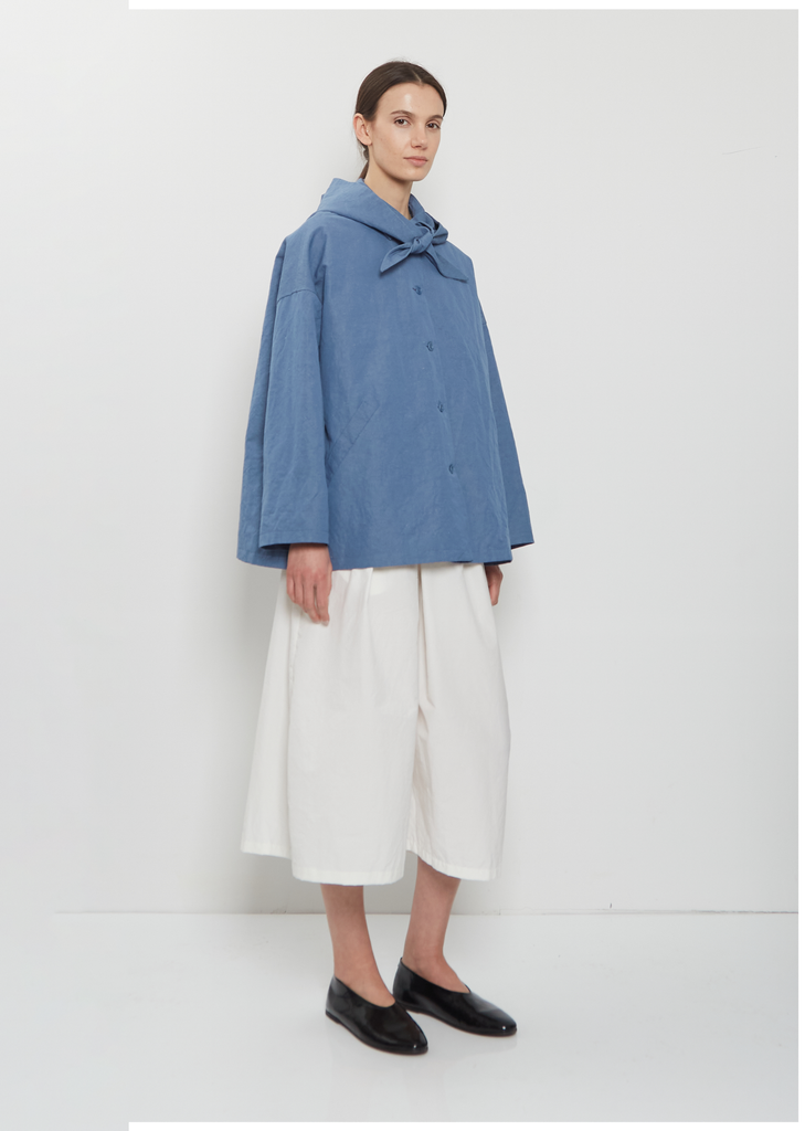 Dense Cotton Linen Mac Jacket