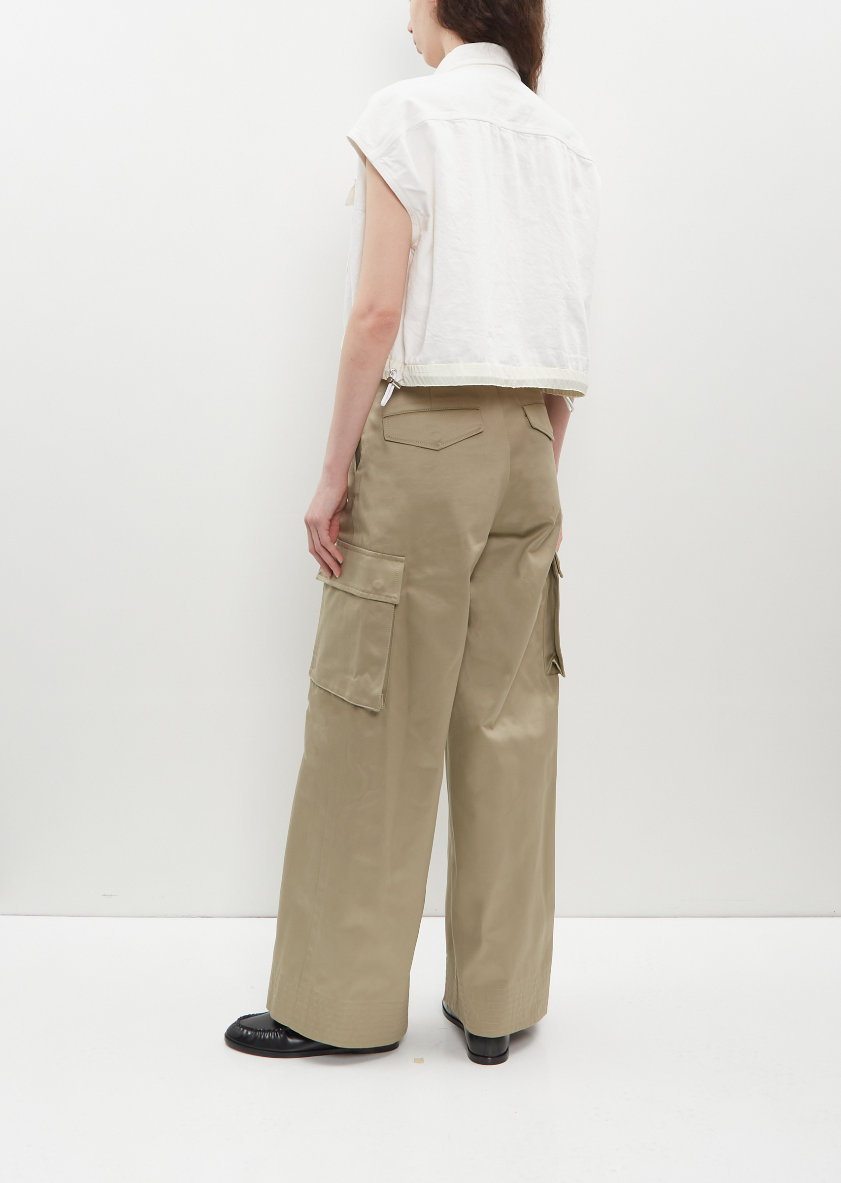 25aw sacai Cotton Chino Pants ベージュ サイズ2 Cotton Chino Pants – La Garçonne