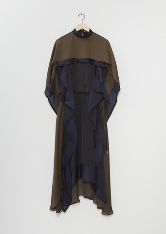 Satin x Chiffon Dress