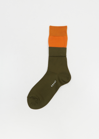 Layered Socks - Khaki