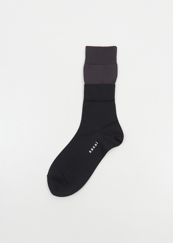 Layered Socks - Black – La Garçonne