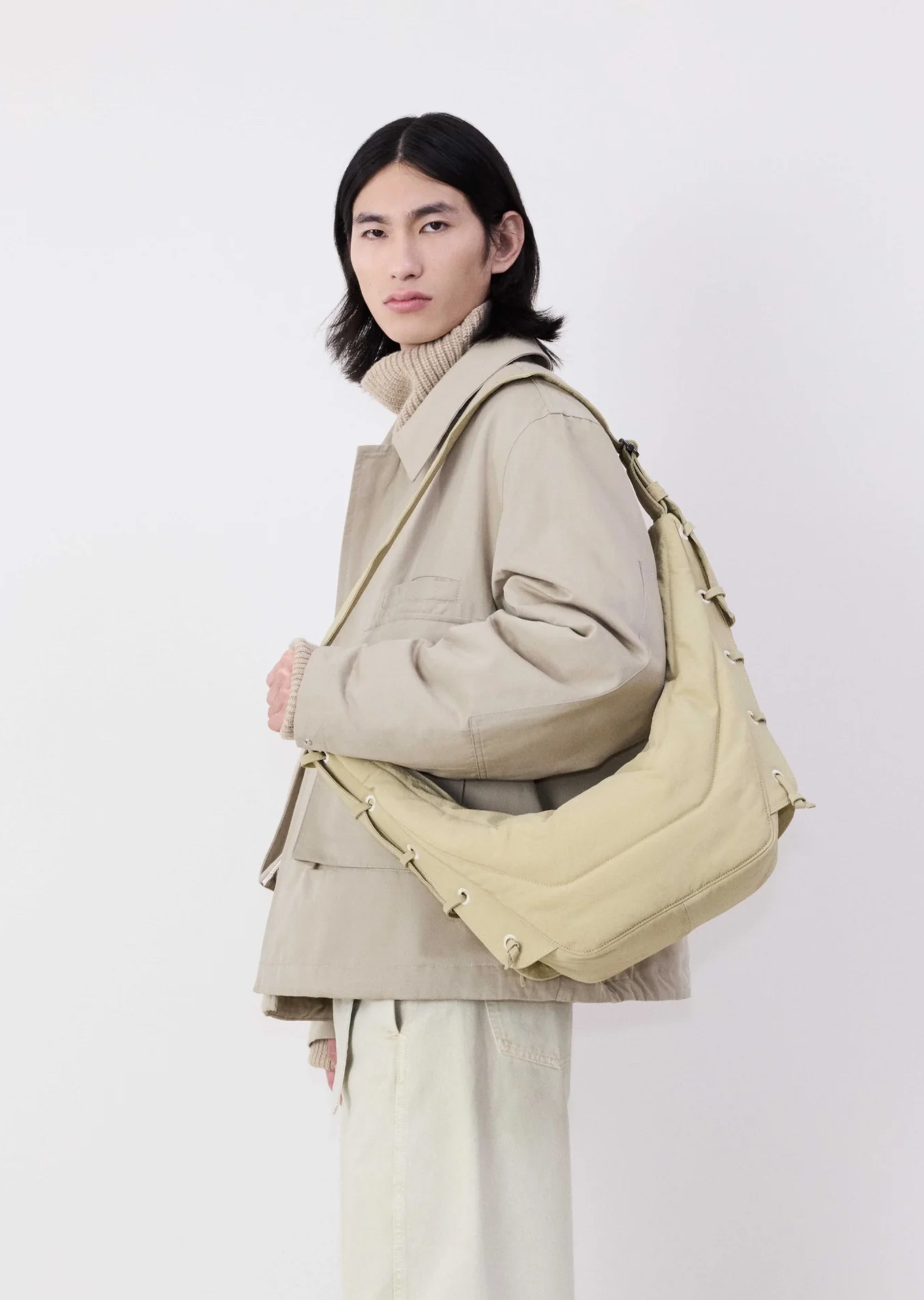 関税込み】LEMAIRE ベージュ ミディアム Soft Game バッグ SOFT 関税込み】LEMAIRE ベージュ ミディアム Soft Game バッグ SOFT