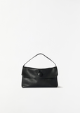 Sally Leather Handbag — Black