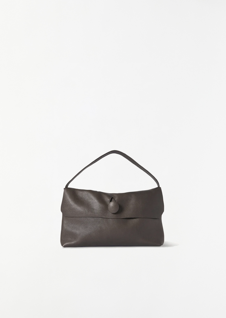 Sally Leather Handbag — Taupe