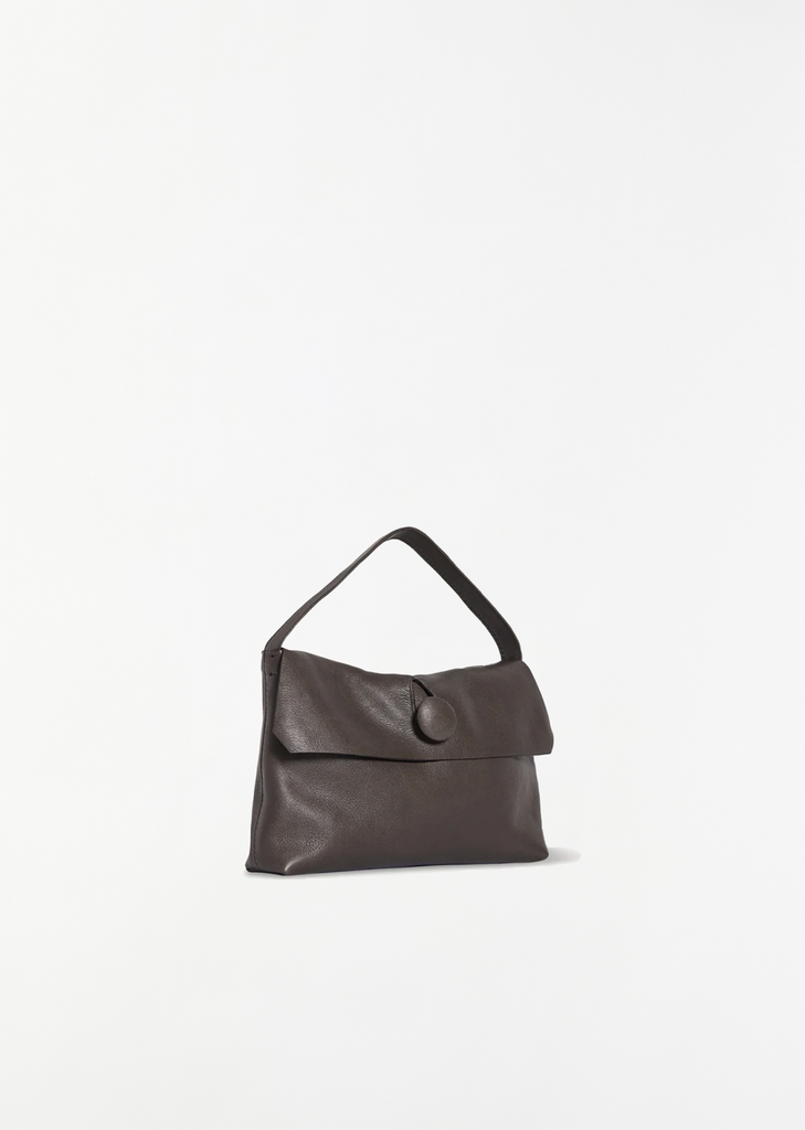 Sally Leather Handbag — Taupe