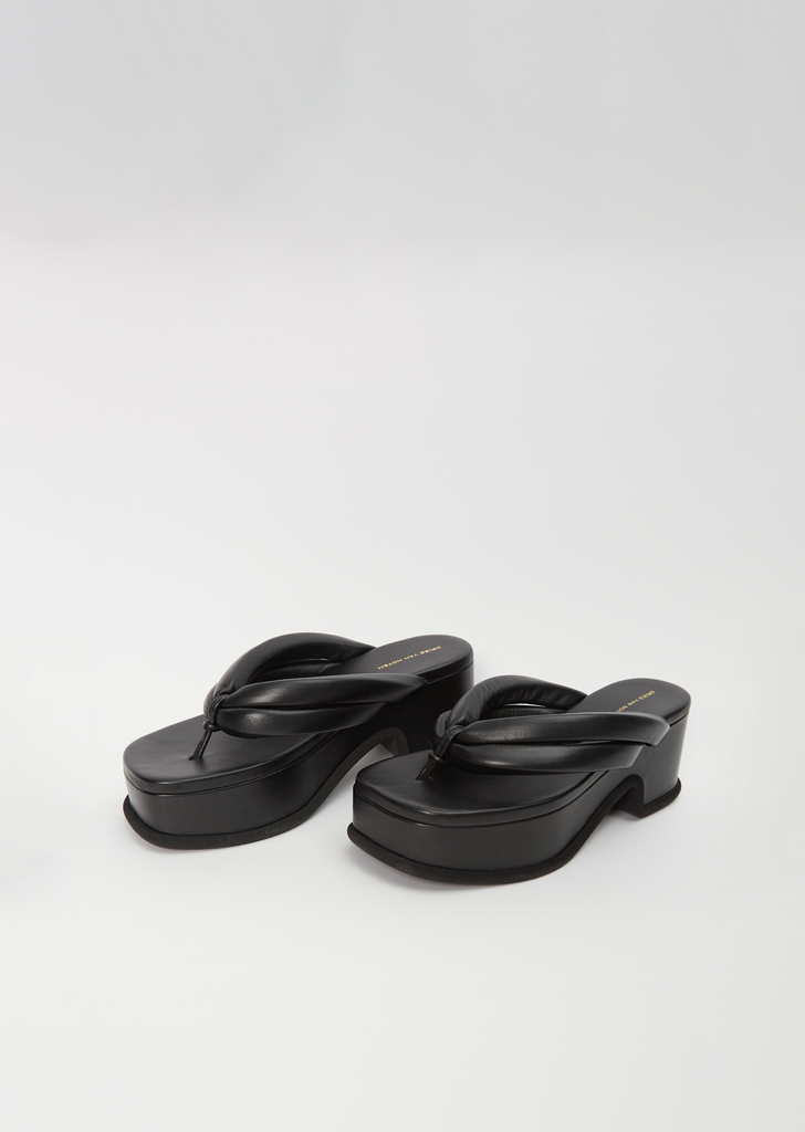 Leather Platform Sandal