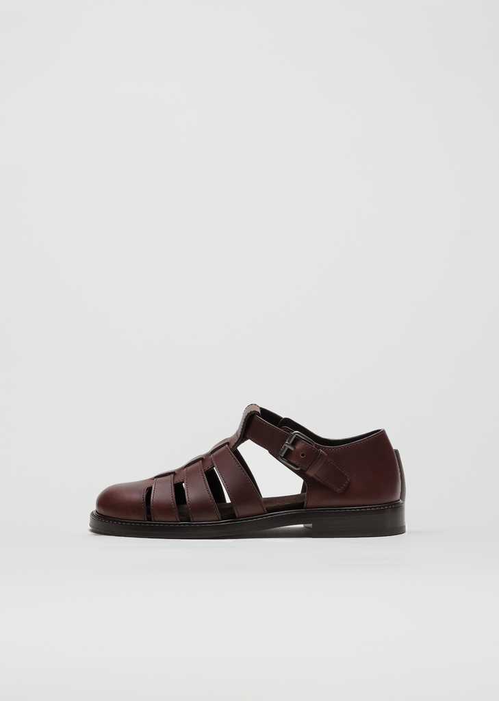 Kelsey Winter Leather Sandal