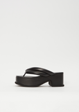 Leather Platform Sandal